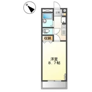 ビエンフェオークラⅡ【4階】の間取り