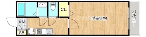 セントロイエルSeifu【3階】の間取り