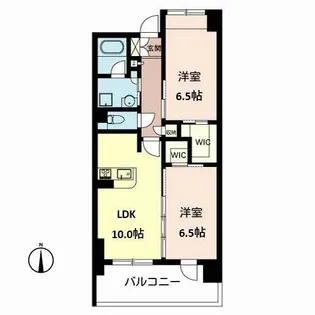 サンベルファム【0402号室】の間取り