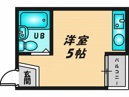 トマトハイツ菱屋西【2階】の間取り