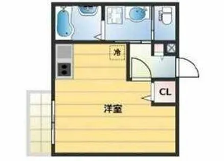 リビングライフ長瀬【3階】の間取り