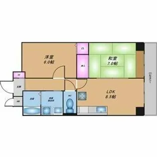 アドバンス渋川【3階】の間取り