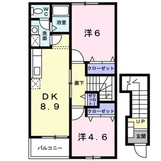 セントレア小野 B【2階】の間取り