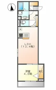 アンバーハイツ【302号室】の間取り