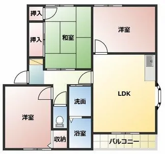 ステージ21 A・B棟【1階】の間取り