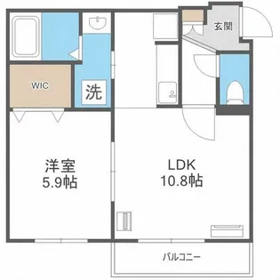 LUFFY【3階】の間取り