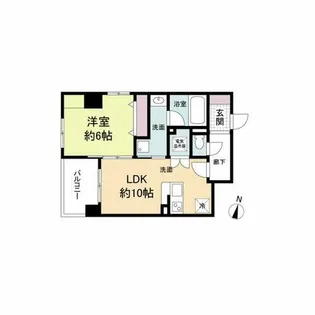 グレンパーク梅田北【2階】の間取り