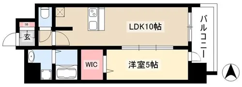 プレサンス大須観音駅前【601号室】の間取り