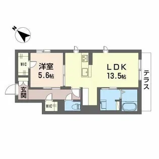 Bereo Plaisant【0102号室】の間取り