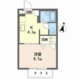 グランコート【1階】の間取り