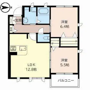 アヴニール(Avenir)【0201号室】の間取り