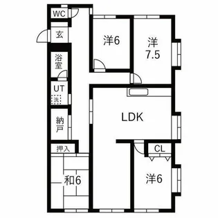 パルナス望が丘【1階】の間取り