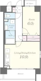 マルミーナ今里【2階】の間取り