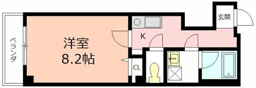 ヴィラ マルグリット【2階】の間取り