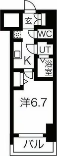 メイクス鶴舞Ⅱ【13階】の間取り