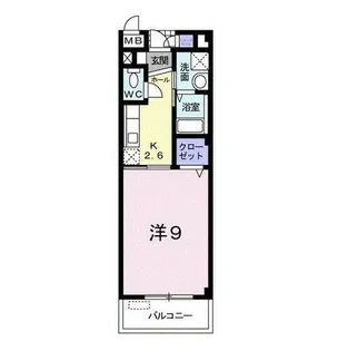 フォレスト フィールド【2階】の間取り