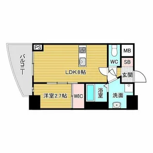 セレニテ天六ミラク【3階】の間取り