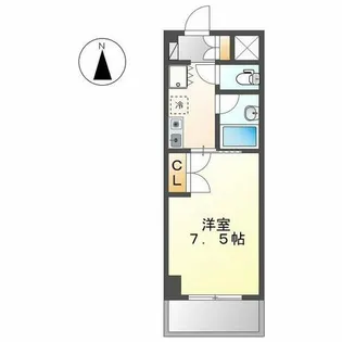 フォーシーズン【6階】の間取り