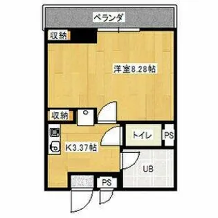 リブローネ南山【3階】の間取り