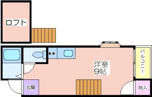 ファニーハースト【1階】の間取り