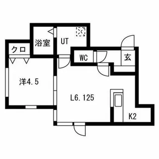 サクシード八軒西Ⅰ【202号室】の間取り