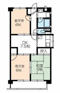 花田ハウス【2階】の間取り