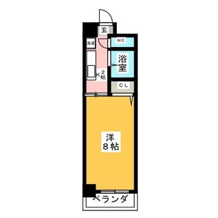 浅井ビル【5階】の間取り