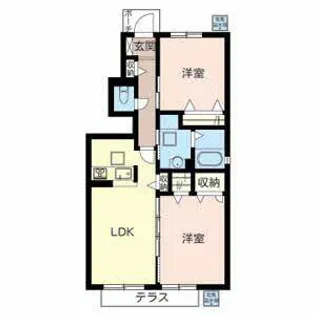 フィオーレ【0101号室】の間取り