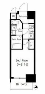 ルーエ天満橋【13階】の間取り