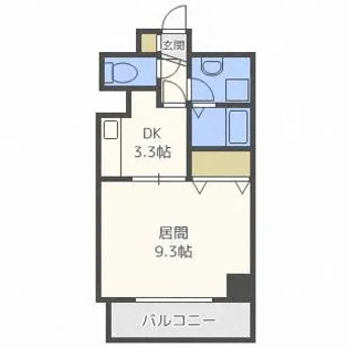 北海道札幌市中央区北三条西21丁目【マンション】の間取り