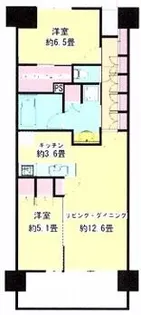 ローレルコート姫路大手前通り【1513号室】の間取り