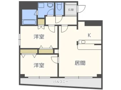 北海道札幌市中央区北九条西20丁目【マンション】の間取り
