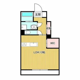 Closhette Arble【106号室】の間取り