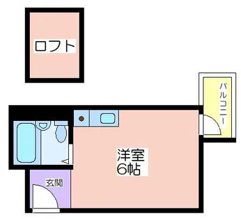 フォンタル森本【1階】の間取り
