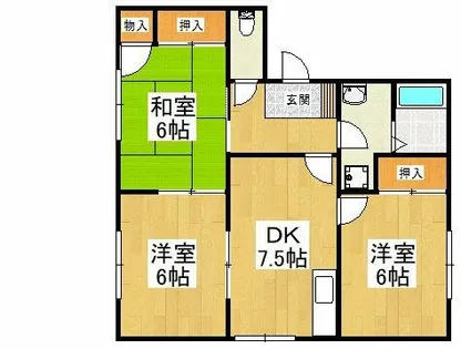 メゾンエクレール【2階】の間取り