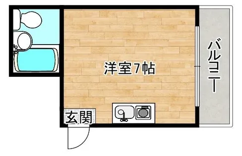マキノマンション【5階】の間取り
