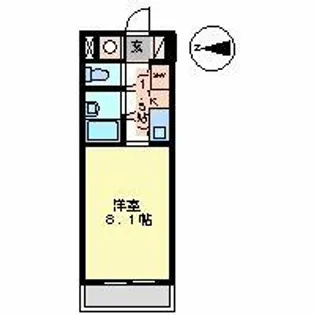 第7フクマルビル【2階】の間取り