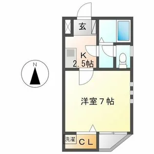 アムール金山【2階】の間取り