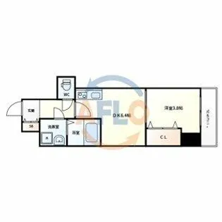 GARDENIA城東【2階】の間取り