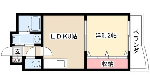 FILL SHINE【2階】の間取り