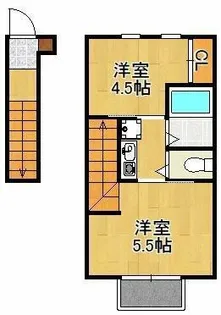 DEAR津田 B棟【2階】の間取り