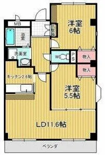 ブラウベルグ【3階】の間取り