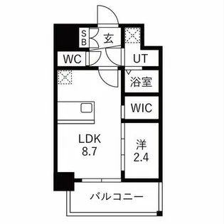 メイクス岩塚EAST【3階】の間取り