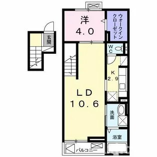 La Luce【4階】の間取り