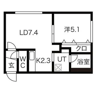 SAKURAコンフォートM【2階】の間取り