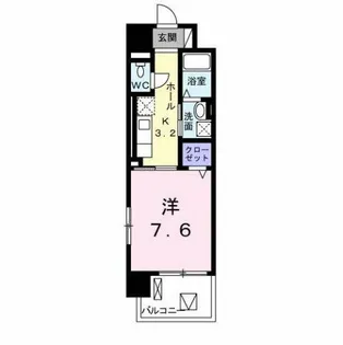 グランドール到津フォレスト【4階】の間取り