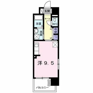 グランドール到津フォレスト【9階】の間取り