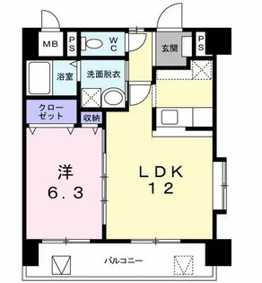 グラーツィア畠中【3階】の間取り