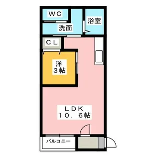 MORIYAMA HILLS【2階】の間取り