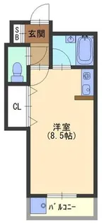 レナジア大和田【3階】の間取り